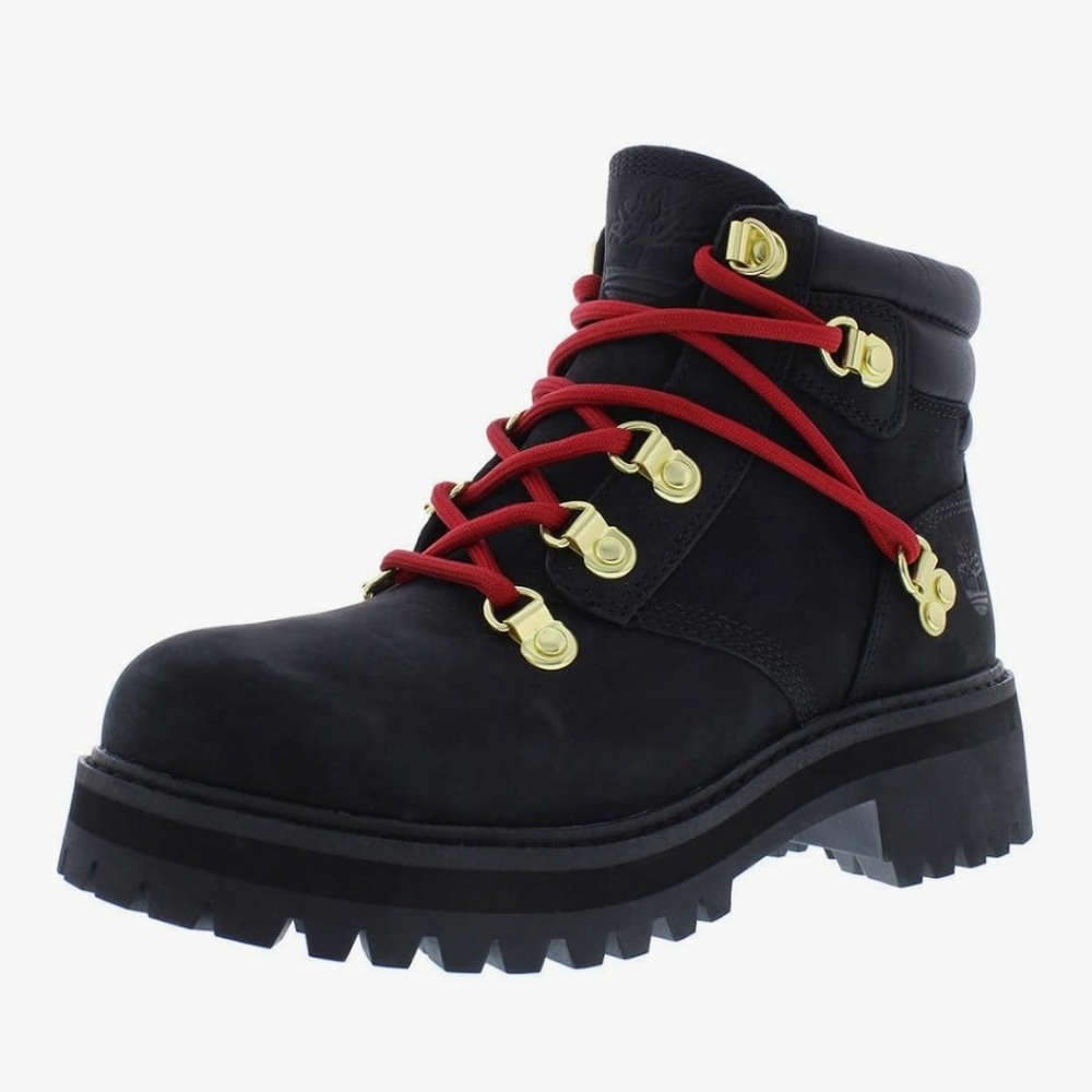 TIMBERLAND WOMEN'S LTD HERITAGE BOOT BLACK NUBUCK Size 6 Waterproof